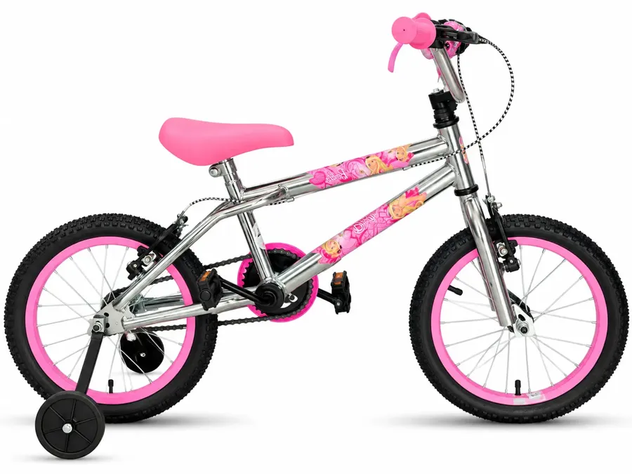 Infantil Cromada Rosa — Aro 16