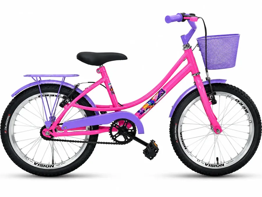 Infantil Rosa com Cestinha — Aro 20